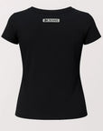T-shirt Básica Feminina 2k Jeans Country Cor Preta