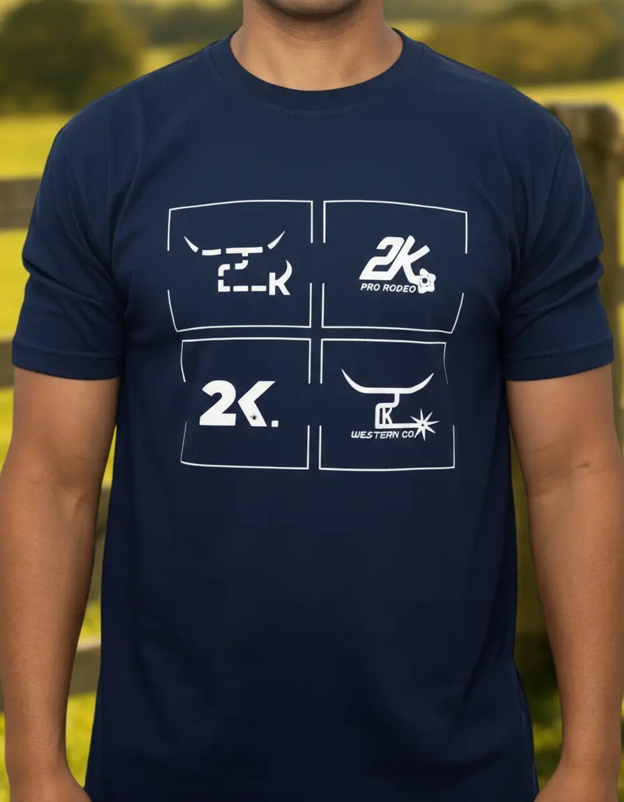 Camiseta Masculina Country 2k Jeans Country Estampada