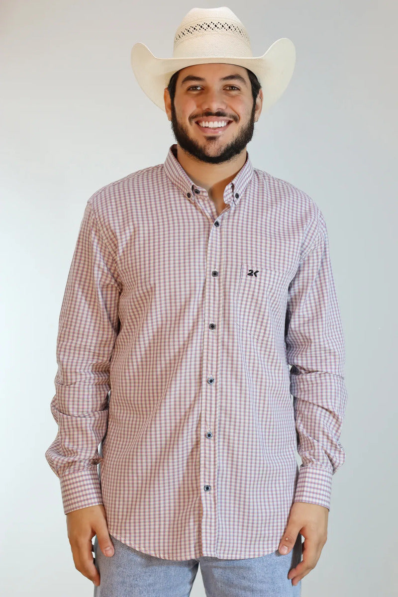 Camisa Country Xadrez Masculina Manga Longa 2k Jeans Premium