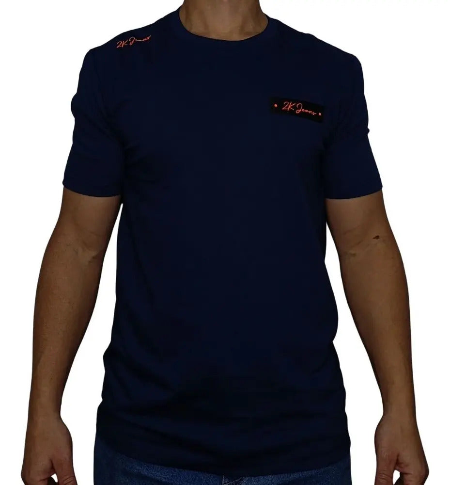 Camiseta 2k Jeans Basica Cursiva
