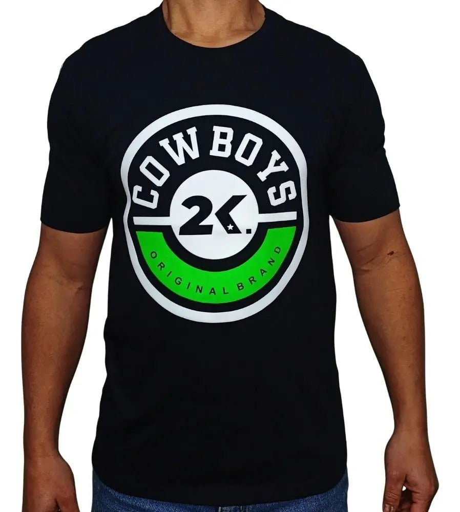 Camiseta Masculina Estampado 2k Cowboy Country