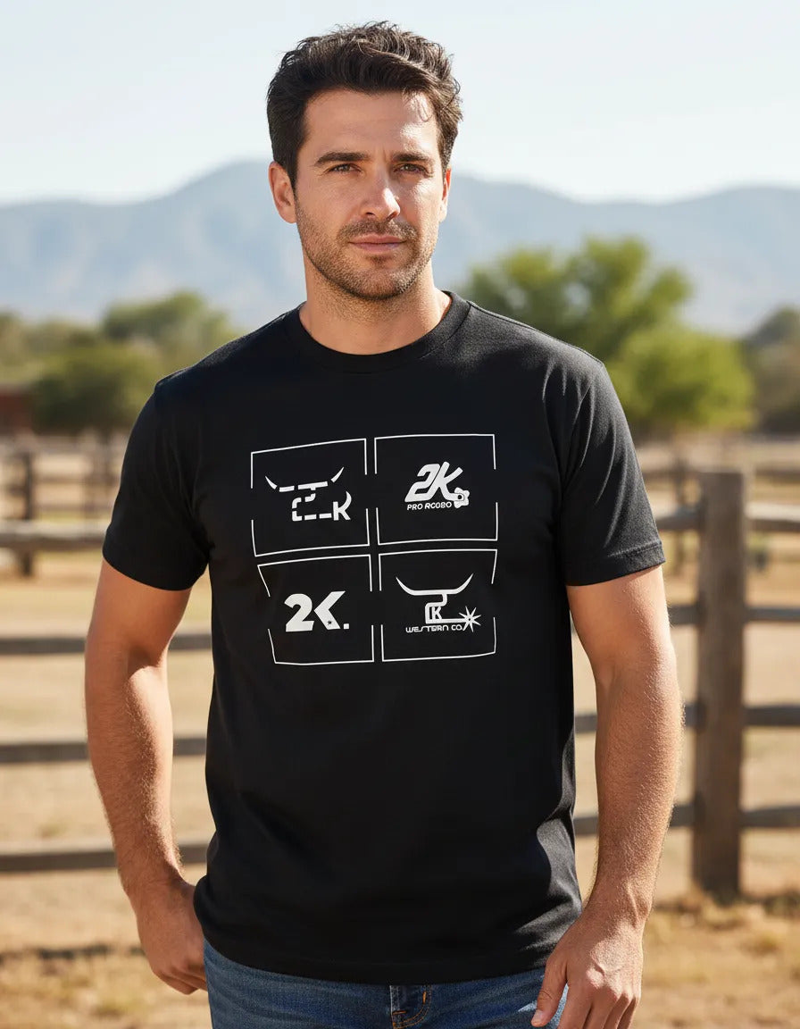 Camiseta Masculina Country 2k Jeans Country Estampada