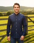 Camisa Country Xadrez Masculina Manga Longa 2k Jeans