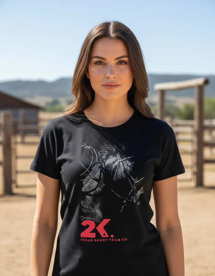 T-shirt Feminino 2k Texas Horse Country