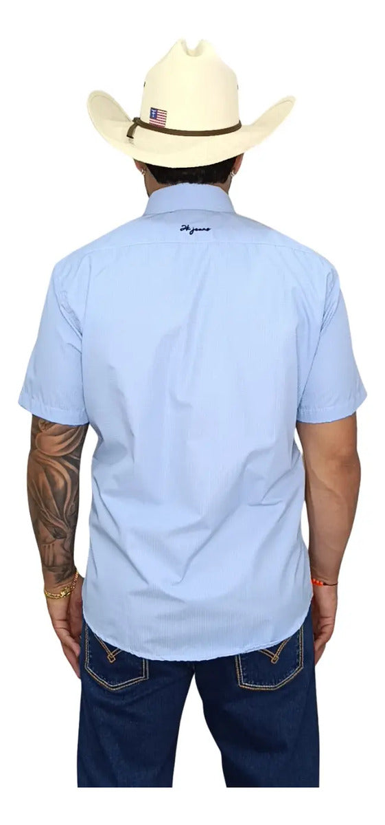 Camisa Country Xadrez Masculina 2k Jeans Manga Curta