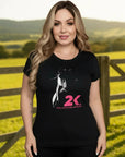 T-shirt Feminino 2k Horse Estampado Country