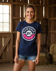 T-shirt Feminino 2k Cowgirl Circulo Estampado Country