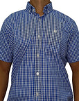 Camisa Country Xadrez Masculina 2k Jeans Manga Curta