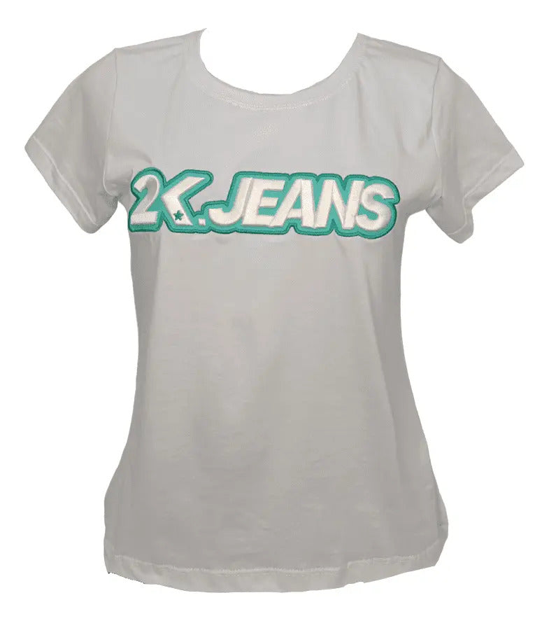 T-shirt Feminino 2k Jeans Bordado Country