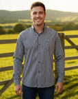 Camisa Country Xadrez Masculina Manga Longa 2k Jeans