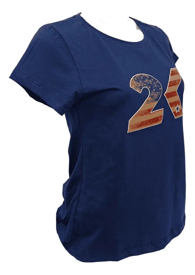 T-shirt Feminino 2k Usa Country