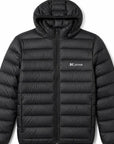 Jaqueta Puffer Unisex Preta Acolchoada Térmica Poliéster Inv