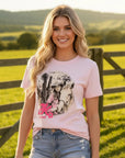 T-shirt Feminino 2k Cowgirls Estampado Country