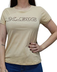 T-shirt Básica Feminina 2k Jeans Country Bege