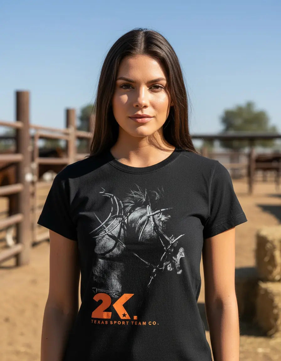 T-shirt Feminino 2k Texas Horse Country