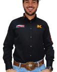 Camisa Country Masculina 2k Jeans Bordada Cowboy Premium