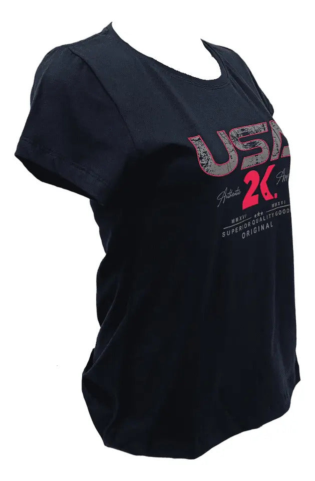 T-shirt Feminino 2k Usa