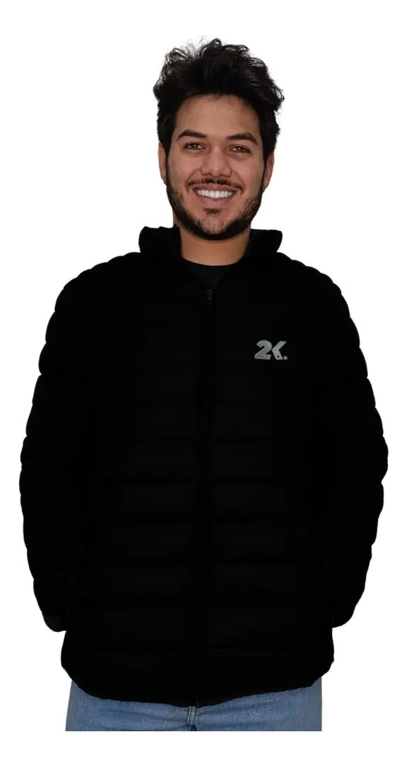 Jaqueta Puffer Bobojaco Corta Vento Nylon Masculino Gominho