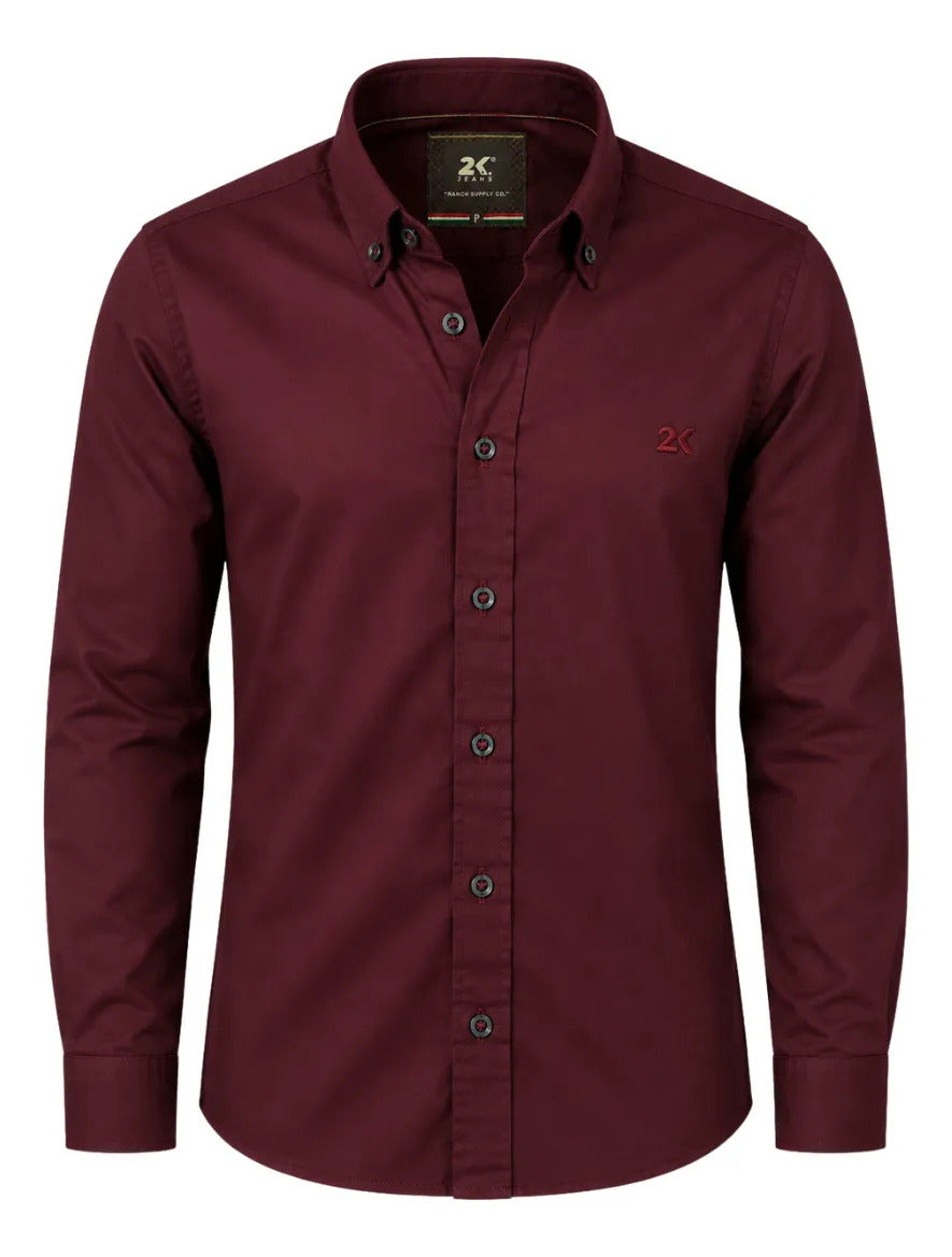 Camisa Manga Longa Lisa 2k Jeans