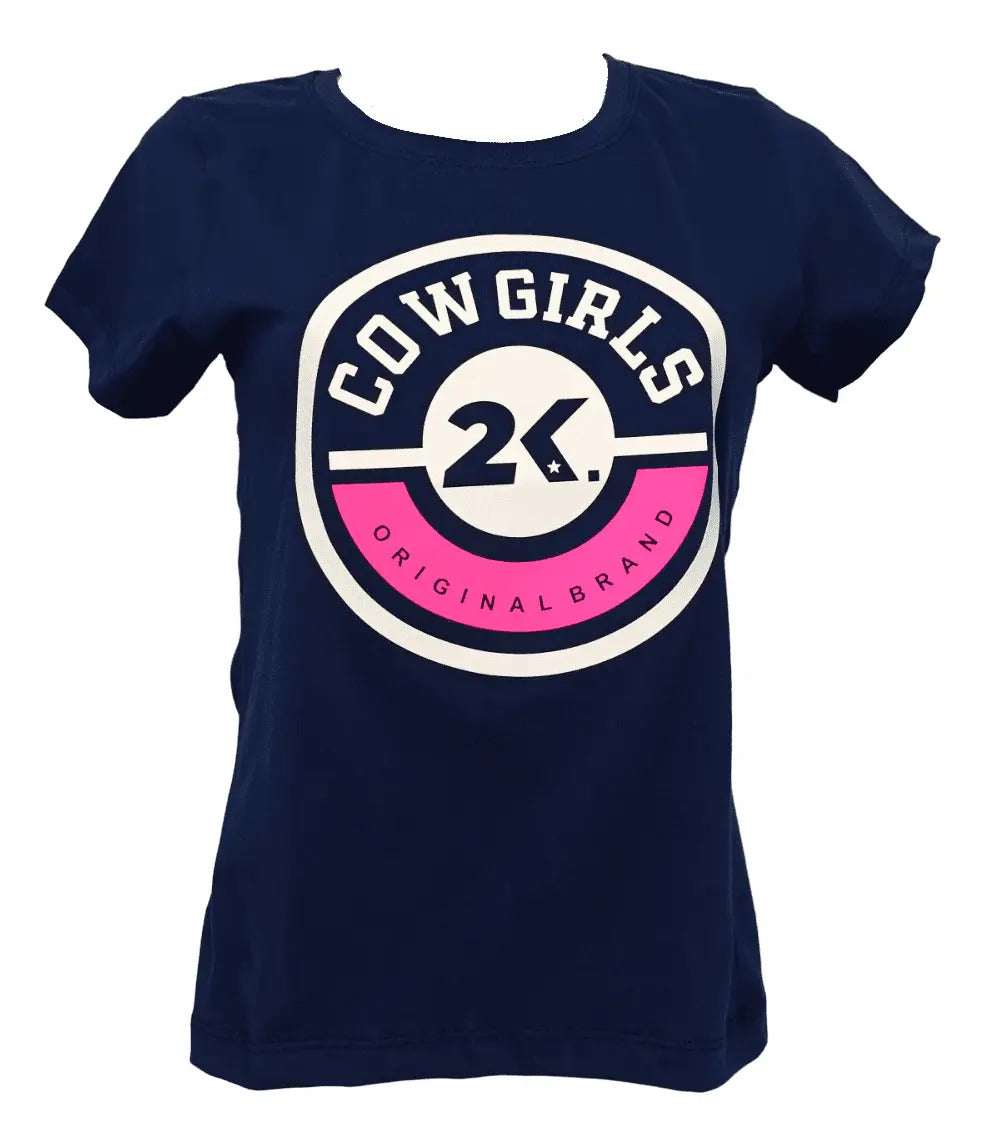 T-shirt Feminino 2k Cowgirl Circulo Estampado Country