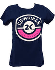 T-shirt Feminino 2k Cowgirl Circulo Estampado Country