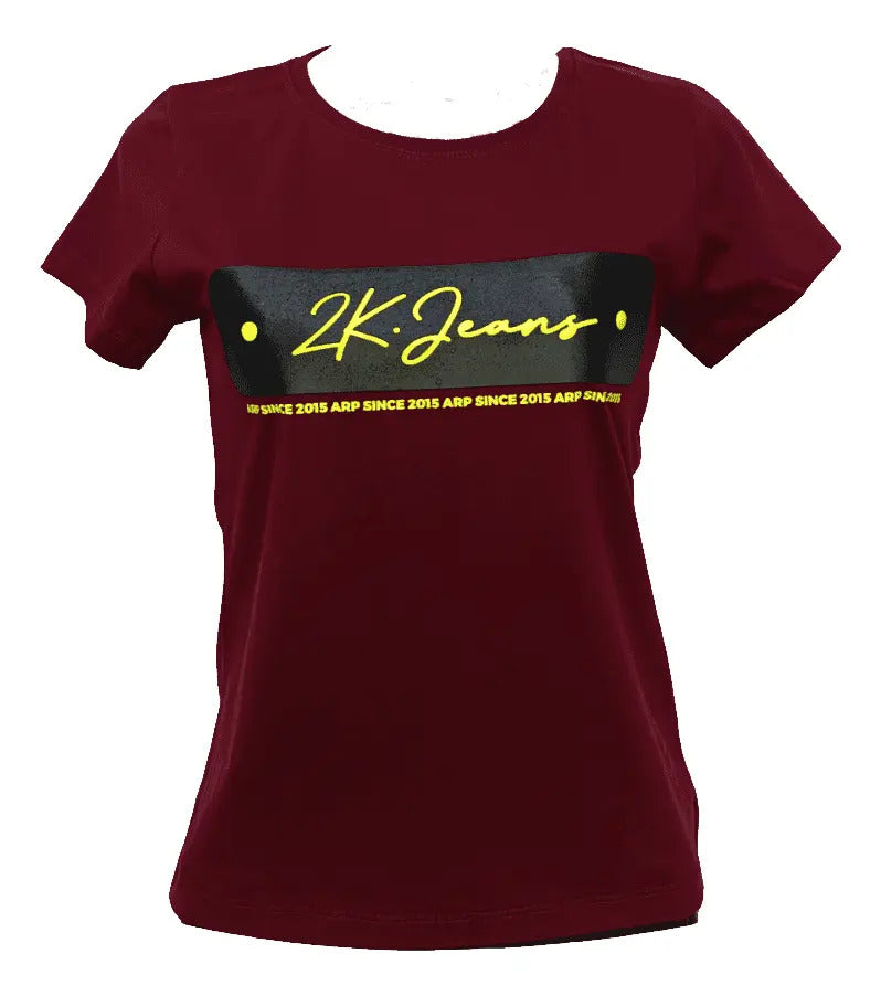 T-shirt Feminino 2k Jeans Arp Since Country