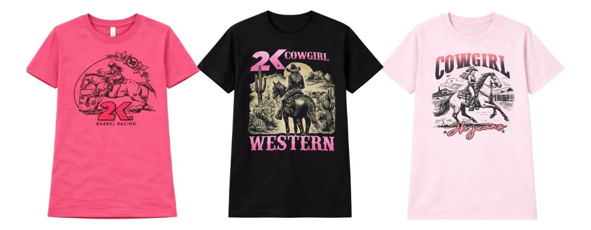 Kit 3 Camiseta Infantil Feminina