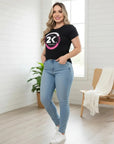 T-shirt Feminino 2k Jeans Circulo Estampado