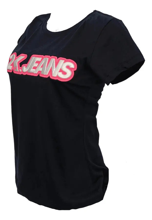 T-shirt Feminino 2k Jeans Bordado Country