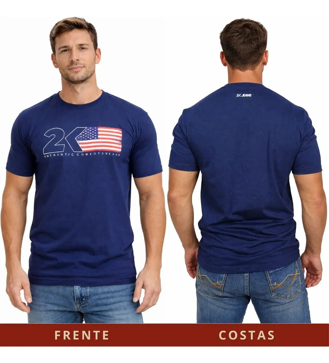 Kit 3 Camisetas Country Masculina Estampada 2k Jeans
