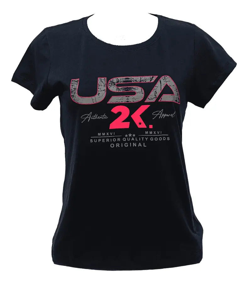 T-shirt Feminino 2k Usa