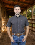 Camisa Country Xadrez Masculinas 2k Jeans Manga Curta