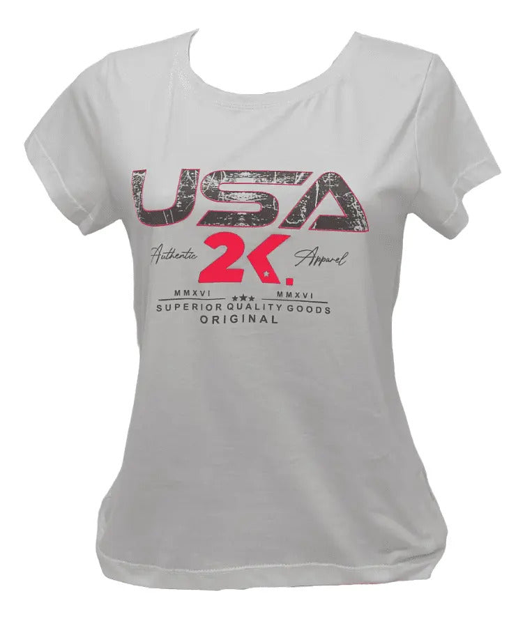 T-shirt Feminino 2k Usa