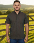 Camisa Country Xadrez Masculina 2k Jeans Manga Curta
