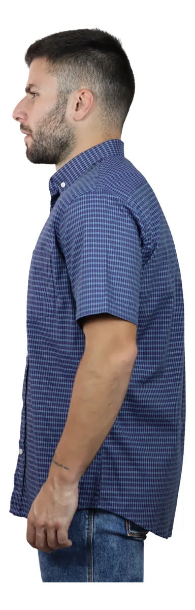 Camisa Country Xadrez Masculinas 2k Jeans Manga Curta