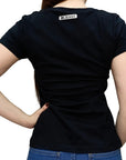 T-shirt Básica Feminina 2k Jeans Country Cor Preta