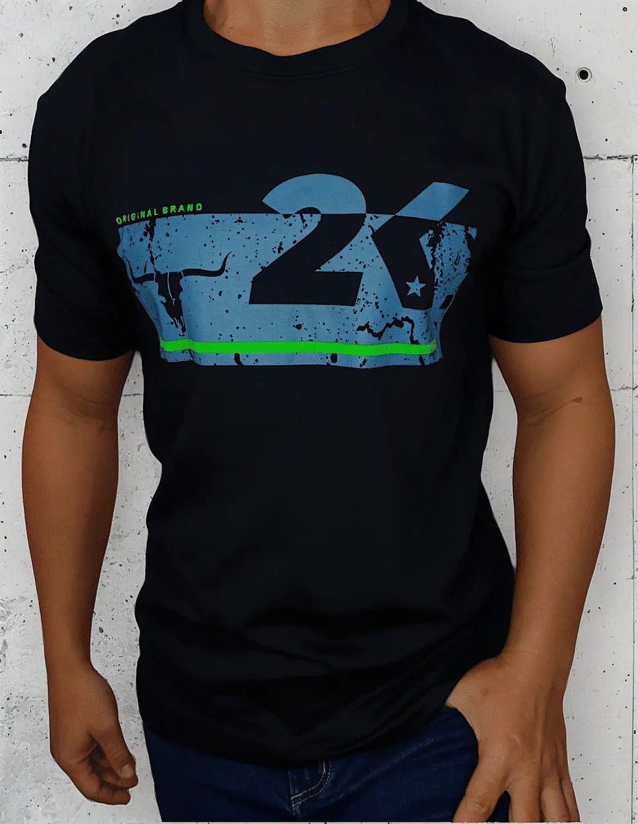 Camiseta Masculina 2k Jeans Estampado