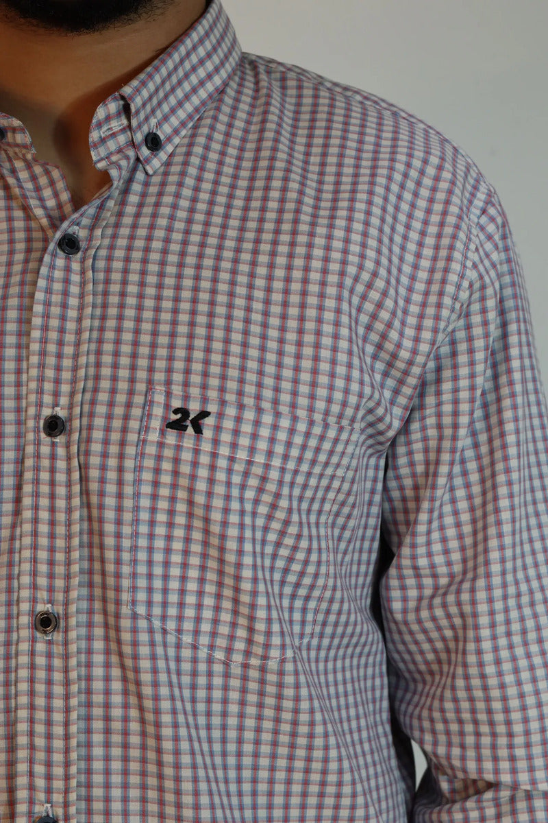 Camisa Country Xadrez Masculina Manga Longa 2k Jeans Premium