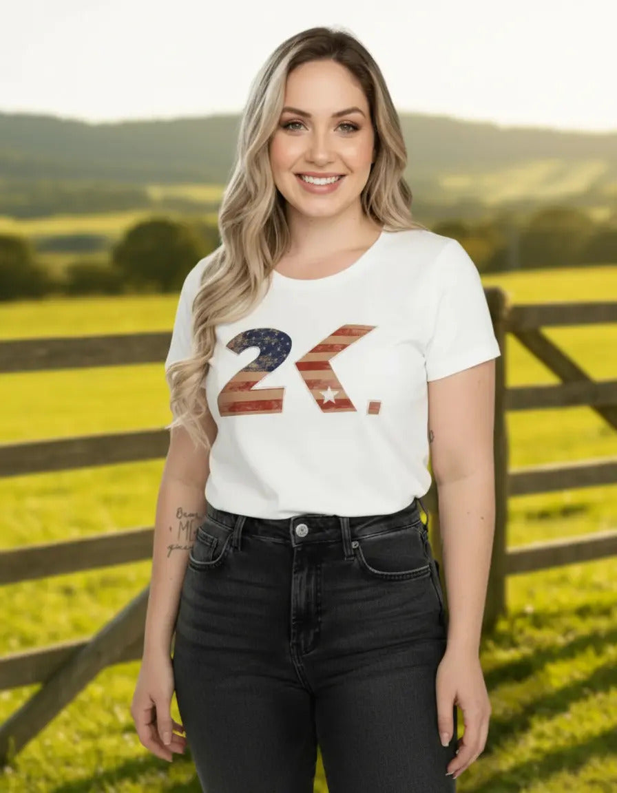 T-shirt Feminino 2k Usa Country