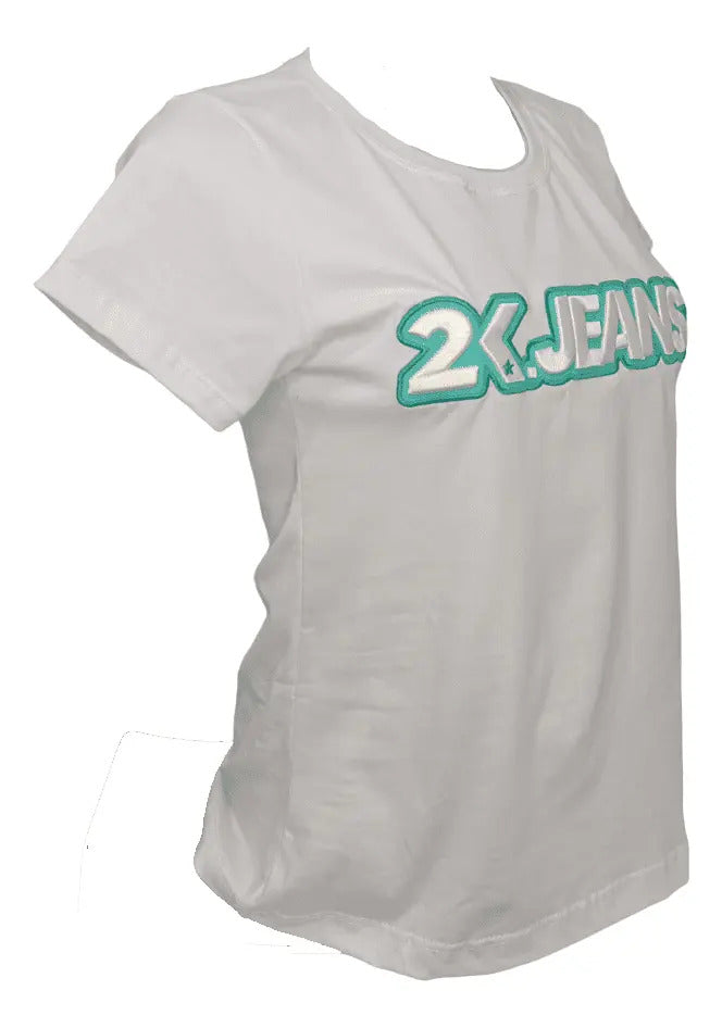 T-shirt Feminino 2k Jeans Bordado Country