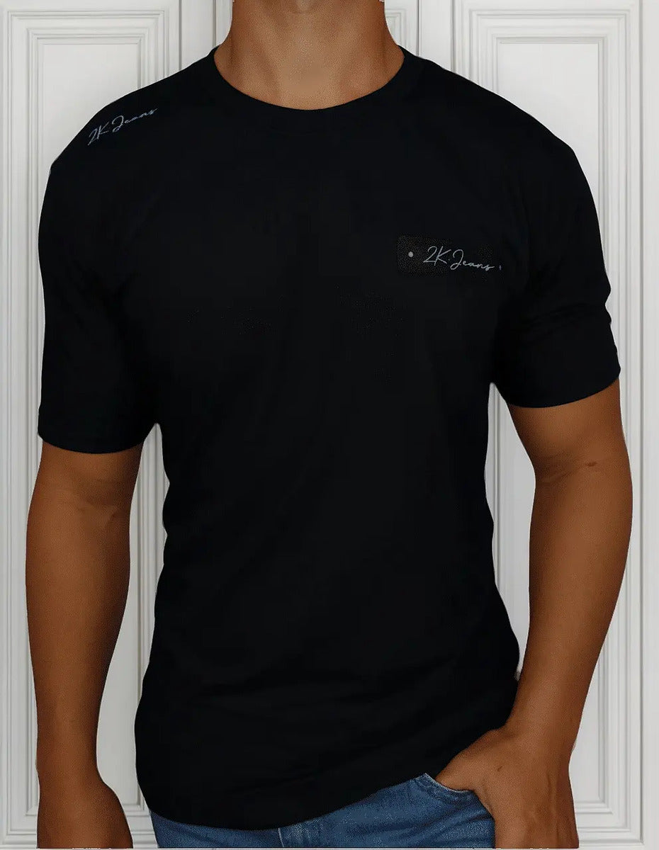 Camiseta 2k Jeans Basica Cursiva
