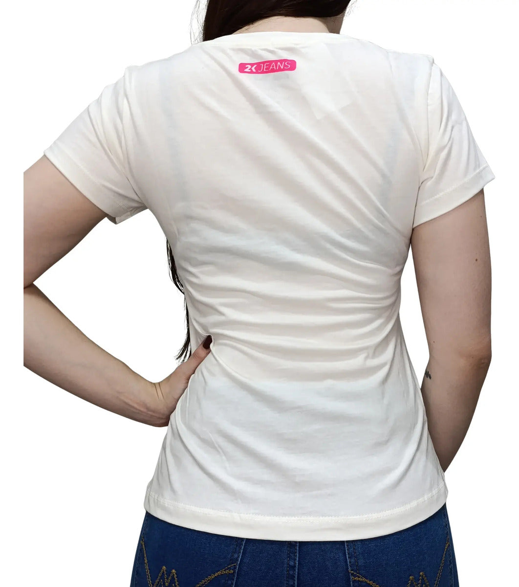 T-shirt Básica Feminina 2k Jeans Country Off