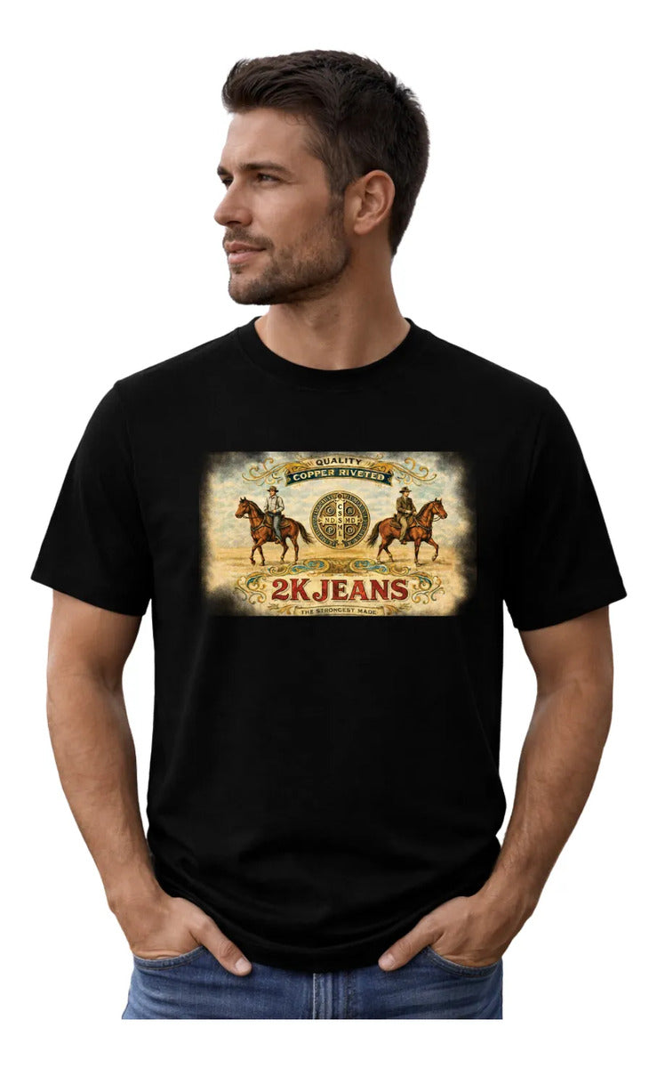 Camiseta Masculina 2k Jeans Signature  Premium Manga Curta