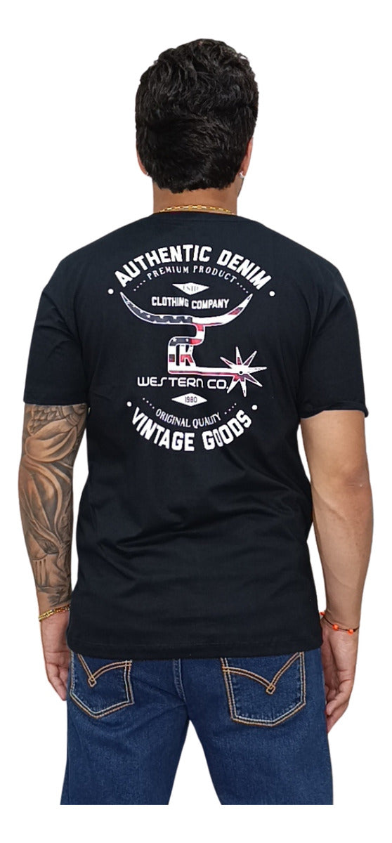 Camiseta Masculina Country 2k Jeans Vintage Goods