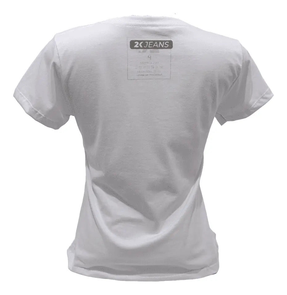 T-shirt Feminino 2k Jeans Estampado Country