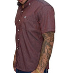 Camisa Country Xadrez Masculina 2k Jeans Manga Curta