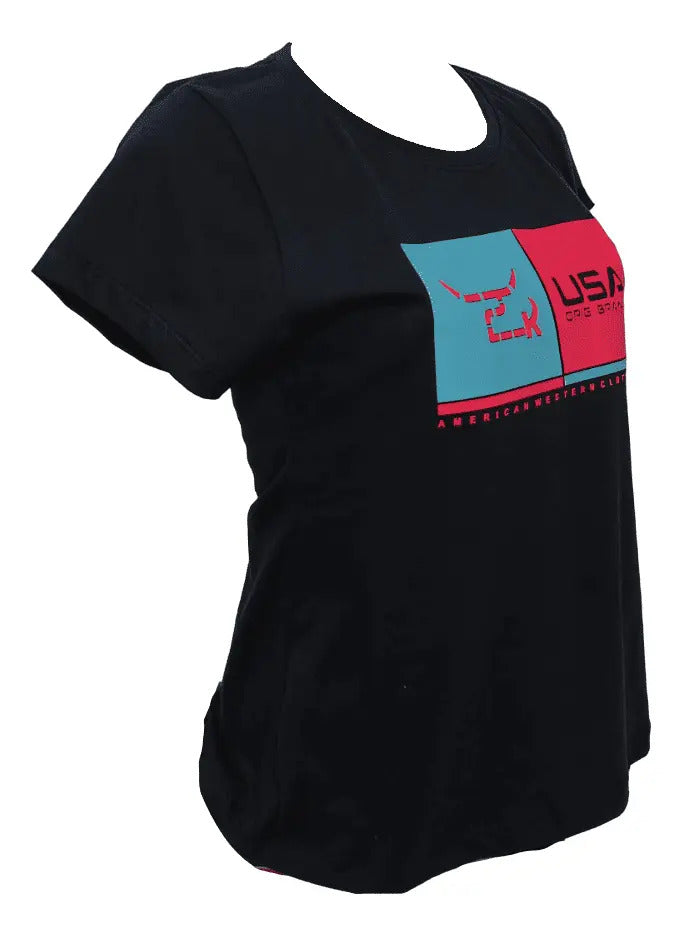 T-shirt Feminino 2k Usa Original Estampado Country