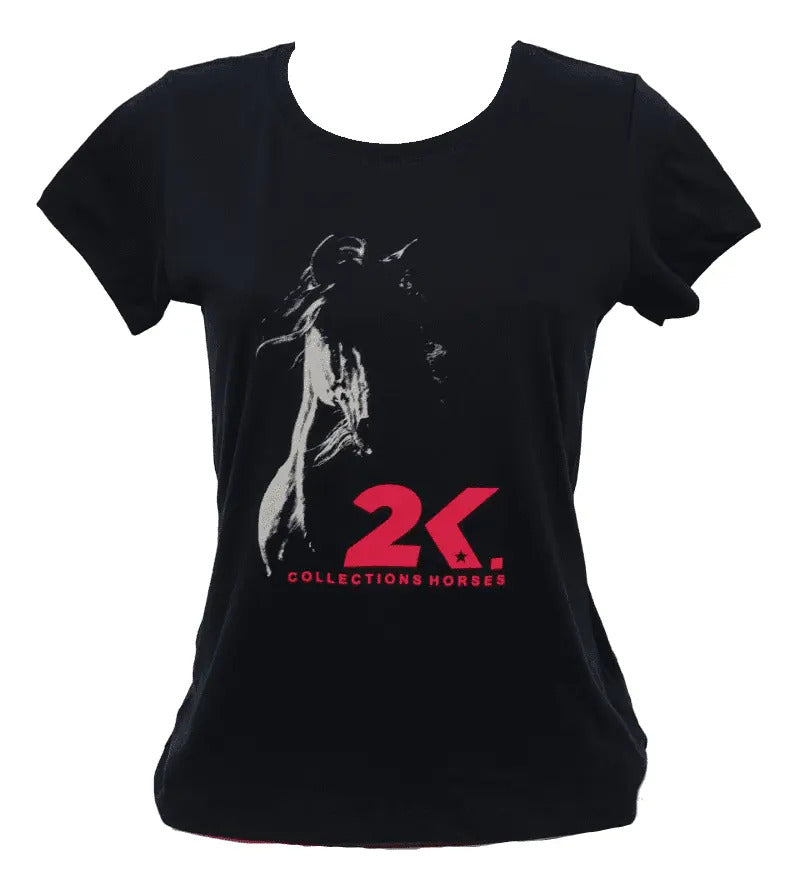T-shirt Feminino 2k Horse Estampado Country