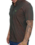 Camisa Country Xadrez Masculina 2k Jeans Manga Curta