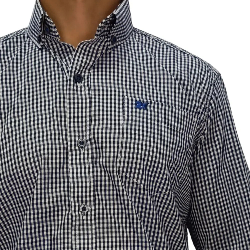 Camisa Country Xadrez Masculina Manga Longa 2k Jeans